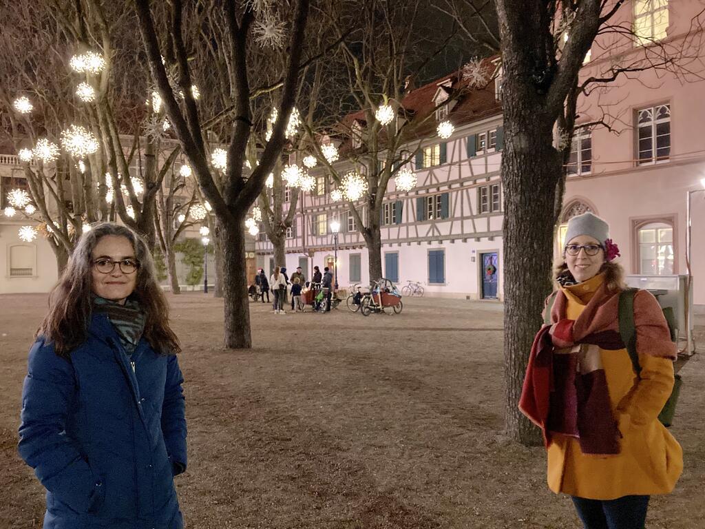 Barbara Alder und Nicole Morellini, Projektverantwortliche «Smart Inter-City», Stadt Basel